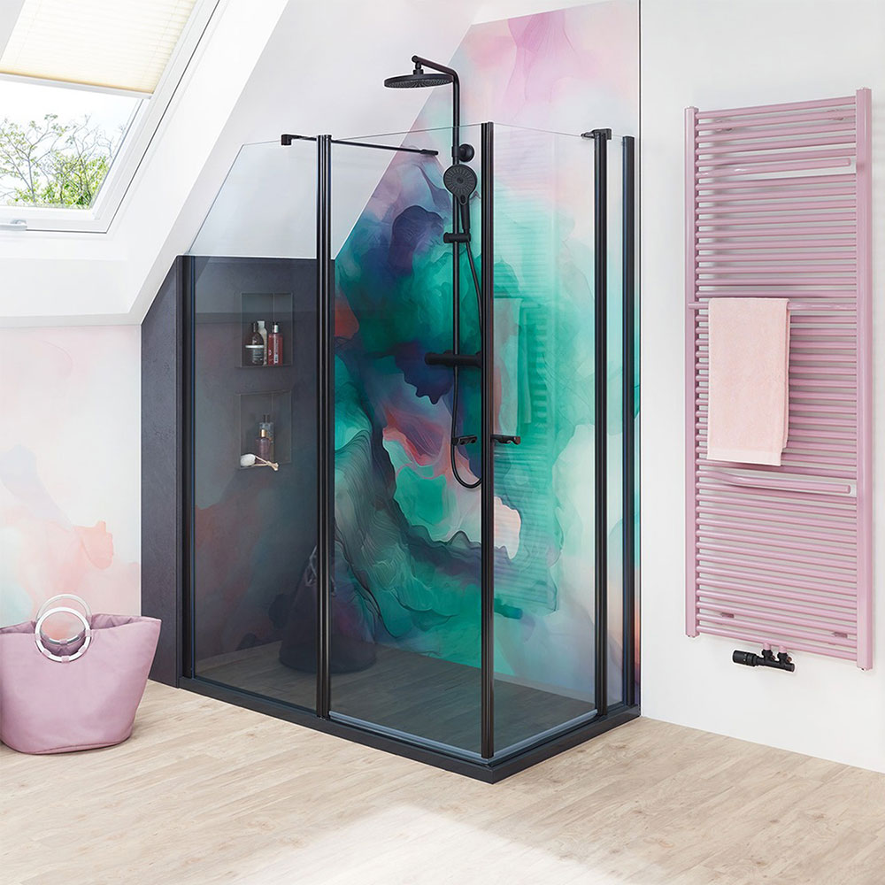 Duschkabine Eckeinstieg