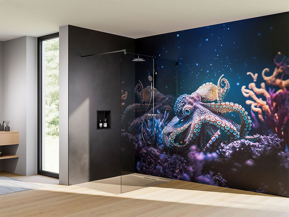 Fugenlose Wandverkleidung